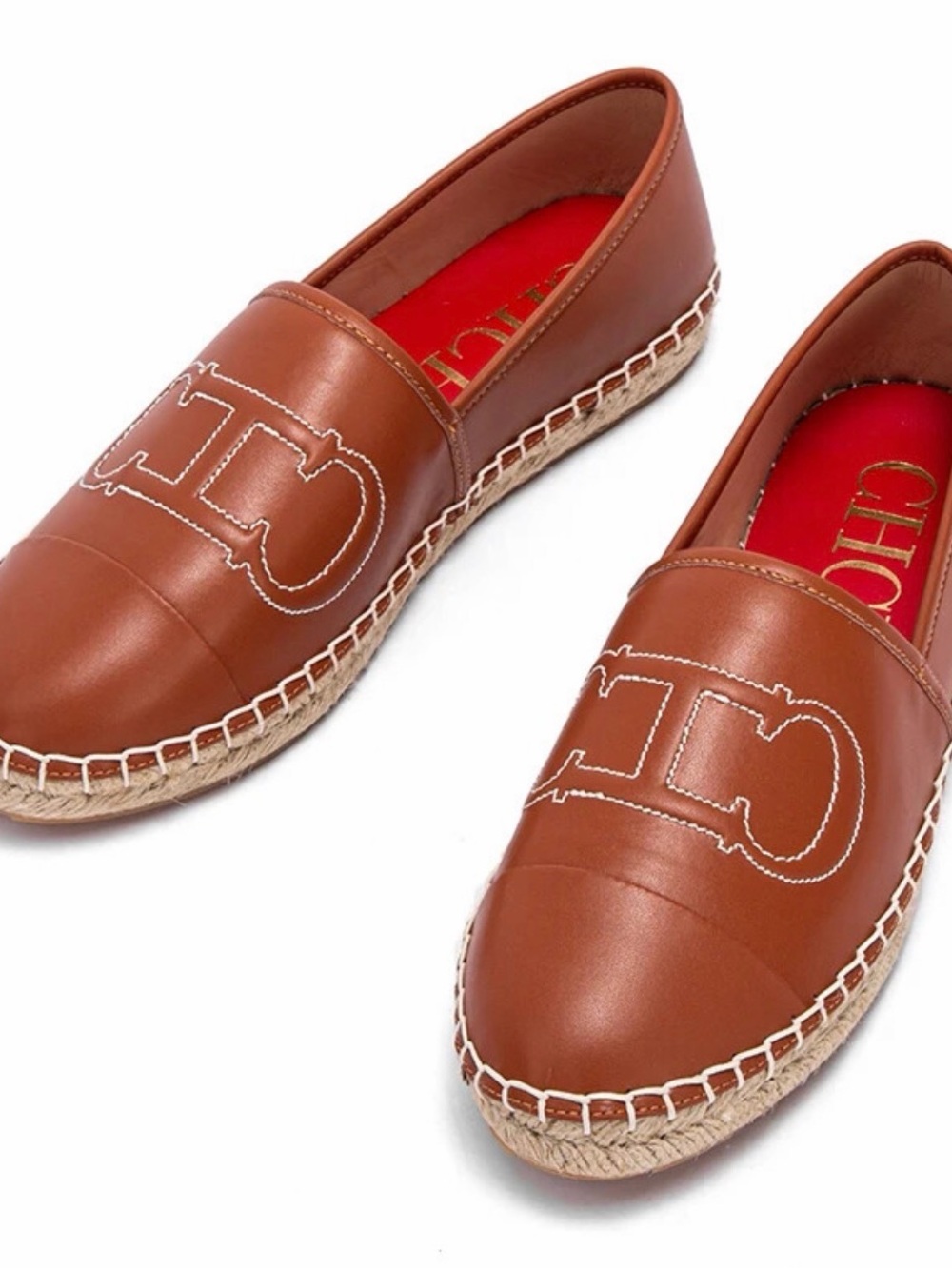 CH Tan Espadrille Slip-Ons